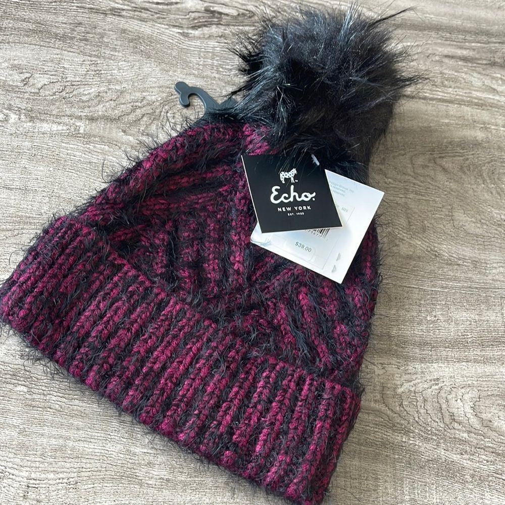 Echo New York NEW Fuzzy Hat